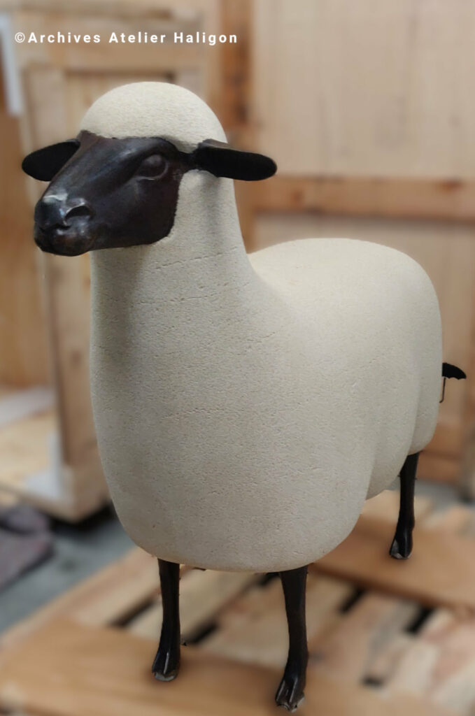 Restauration mouton beton de François-Xavier Lalanne
