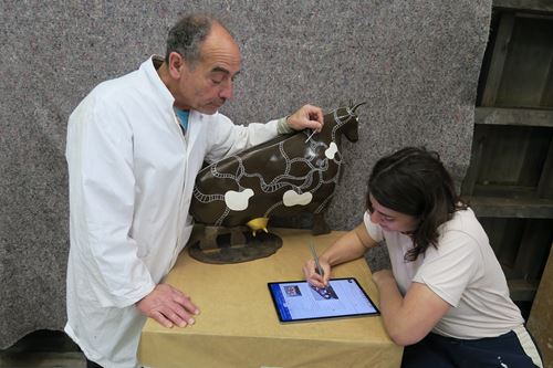 Protocole de restauration en cours d'étude et détermination du procédé d'intervention